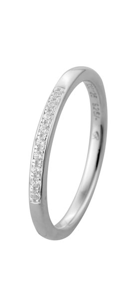530125-Y514-001 | Memoirering Hannover 530125 600 Platin, Brillant 0,090 ct H-SI∅ Stein 1,4 mm 100% Made in Germany   885.- EUR   