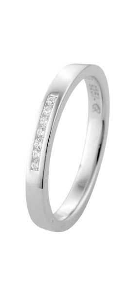 530126-Y514-001 | Memoirering Hannover 530126 600 Platin, Brillant 0,070 ct H-SI∅ Stein 1,4 mm 100% Made in Germany   764.- EUR   